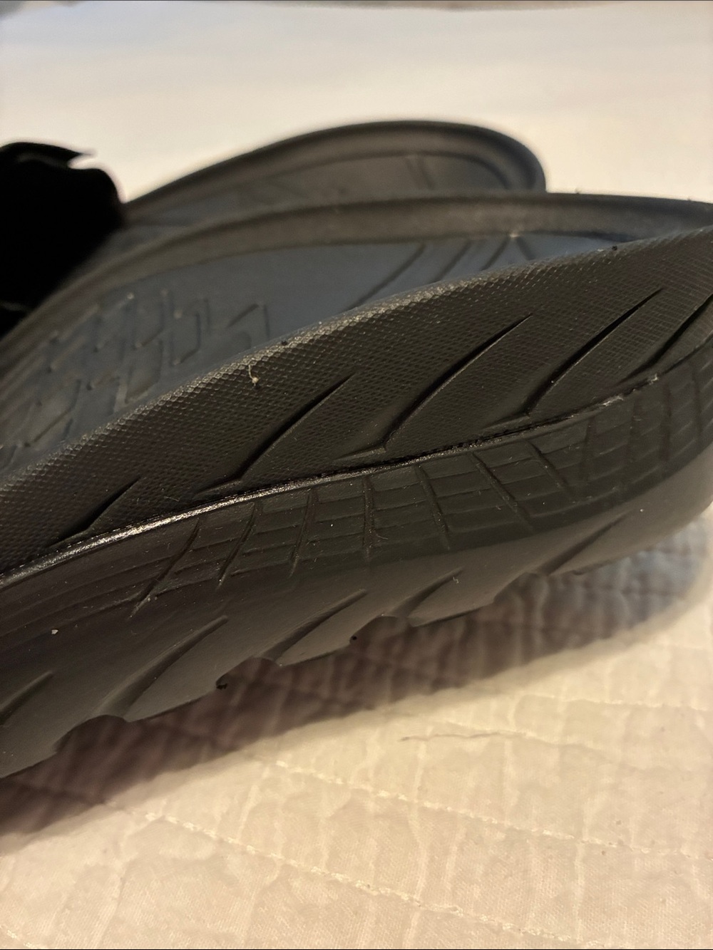 Vionic Men's Black Slide Sandals with Adjustable Strap NWT 7.5 M 9 W - Picture 4 of 13